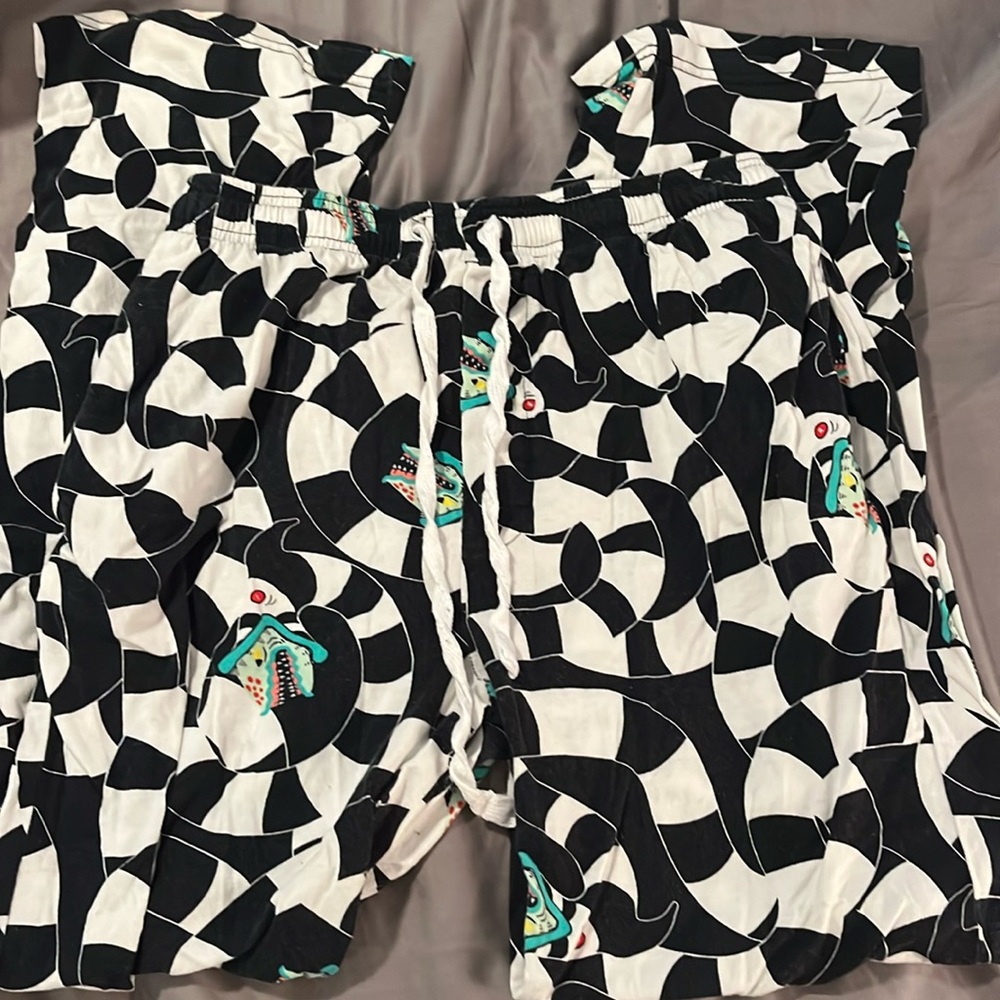 Beetlejuice PJ pants